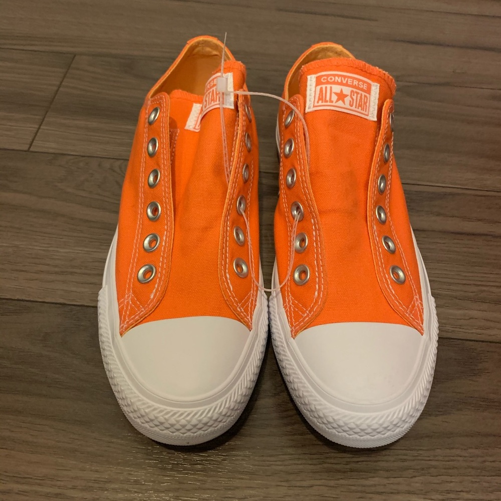 Converse Orange Melon Baller White 164303C Womens